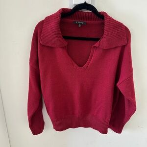 FORE BURGUNDY SWEATER